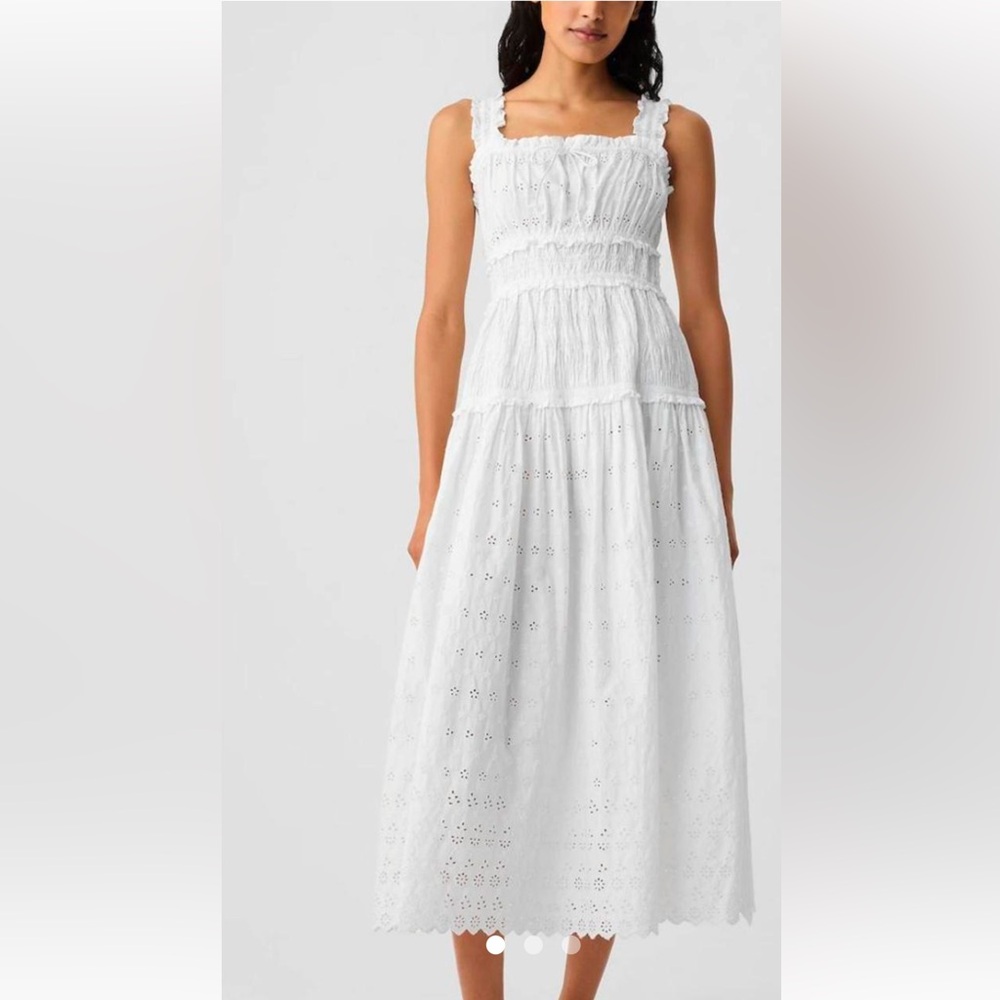 Off white Gap Doen eyelet dress NWT - Picture 9 of 9